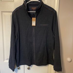 Navy full zip lightweight jacket